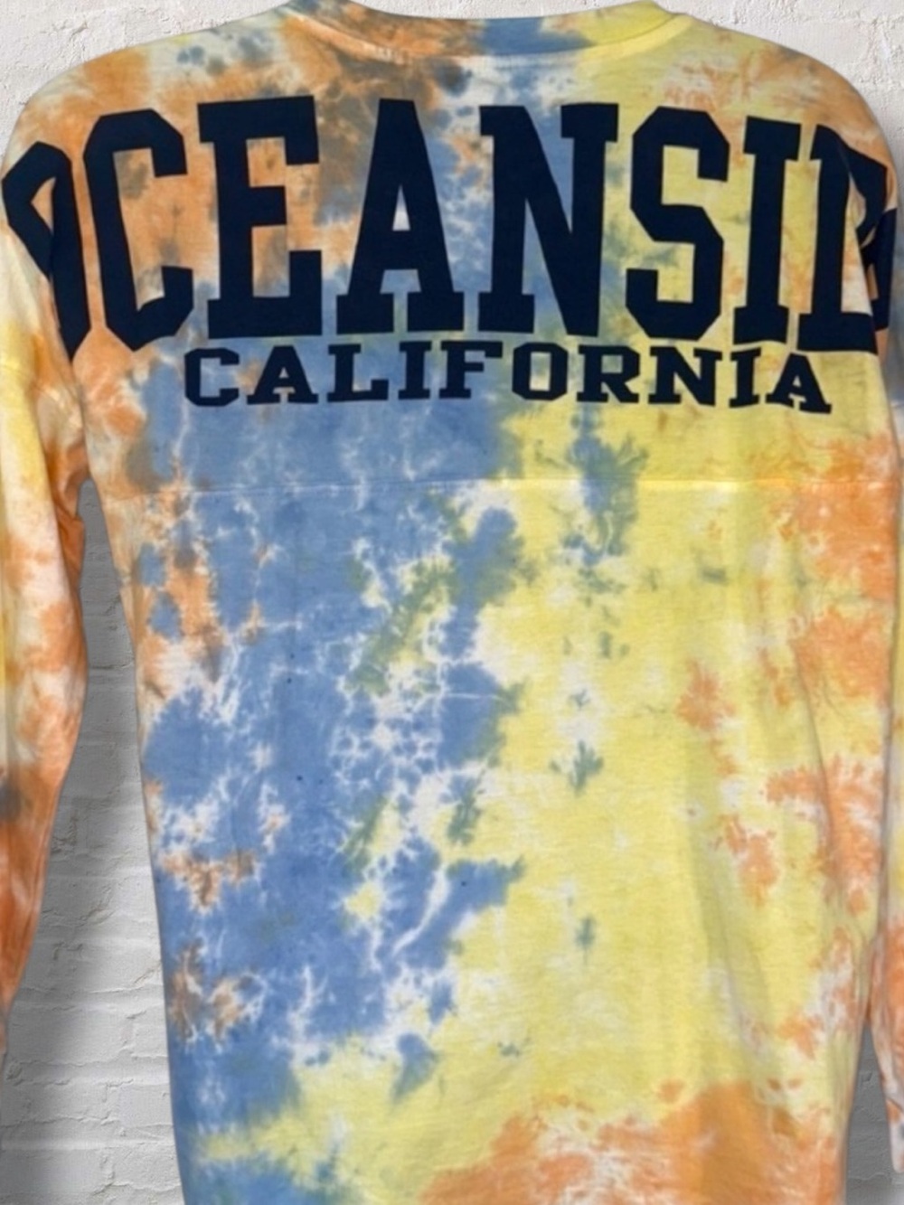 Southern Spirit Tie-Dye Long Sleeve “Oceanside California” Tee | Size M | NWT
